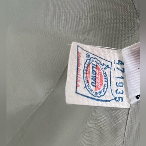 Vintage Green And Cream Women’s Blazer, 80s style suit, classy suit jacket - Picture 7 of 8